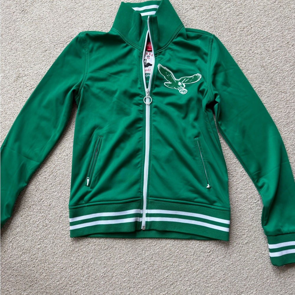 Mitchell & Ness Green Throwback Jacket - image 1
